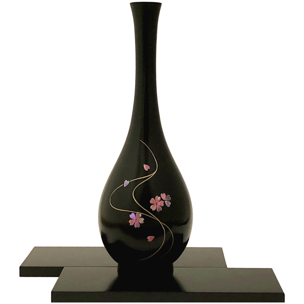 鉄製　花瓶　花器 　銅？ 銅製花瓶(5) - 高岡銅器展示館