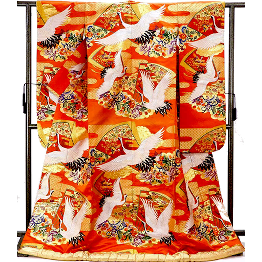 高級花嫁衣装　豪華色打掛　打掛　美品 色打掛 豪華花嫁衣装