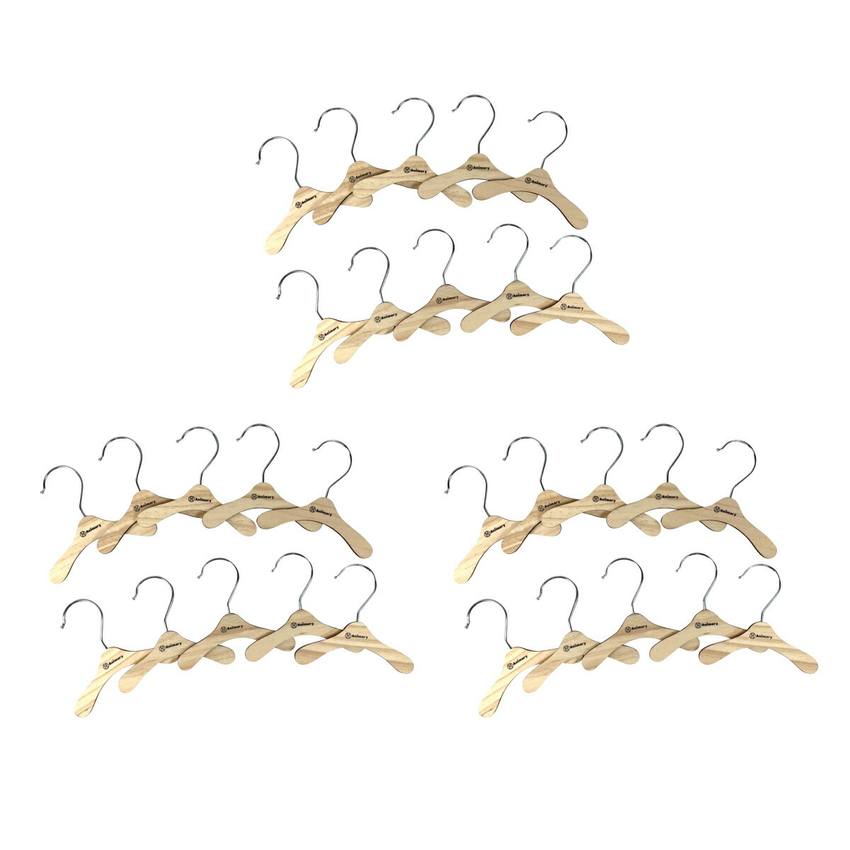 ペット ハンガー 30本セット Animary 犬服ハンガー ペット用ハンガー