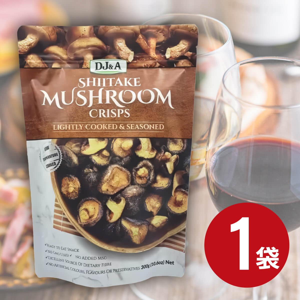 Yahoo! Yahoo!ショッピング(ヤフー ショッピング)シイタケマッシュルームクリスプ 300g 1袋 19995 しいたけ おつまみ コストコ DJ＆A 椎茸 シイタケ クリスプス スナック菓子 きのこ