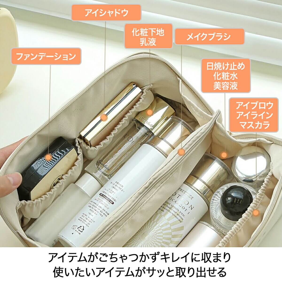 煌子　コスメ&ポーチ4点おまとめ 楽天市場】4in1 折りたたみ トラベルポーチ コスメポーチ