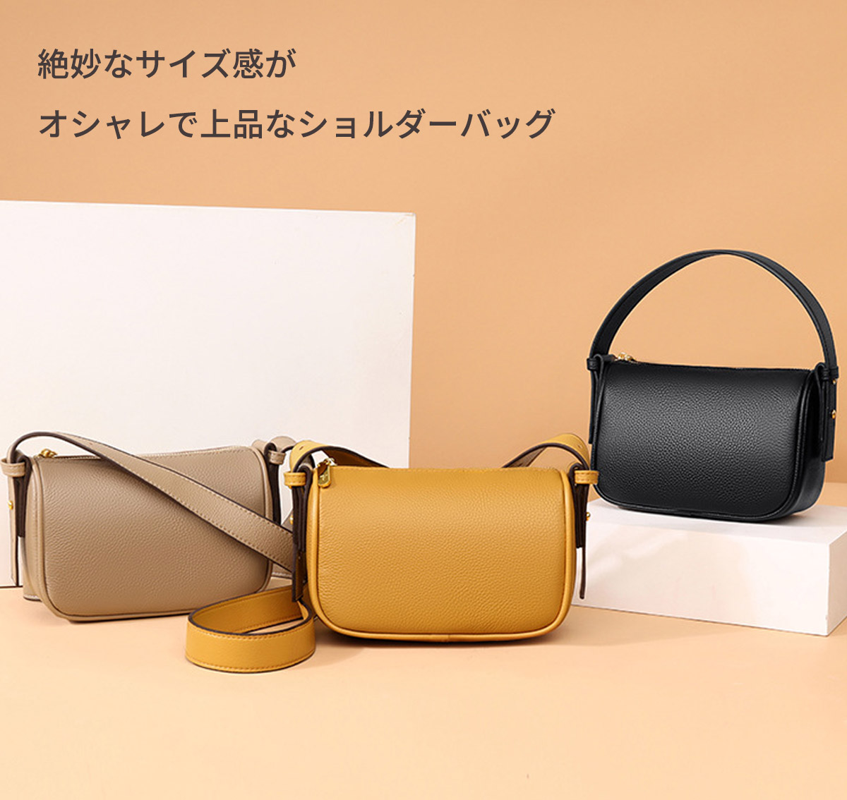 ショルダーバッグ 牛革 ミニ 小さめ 斜めがけ ハンドバッグ 大人