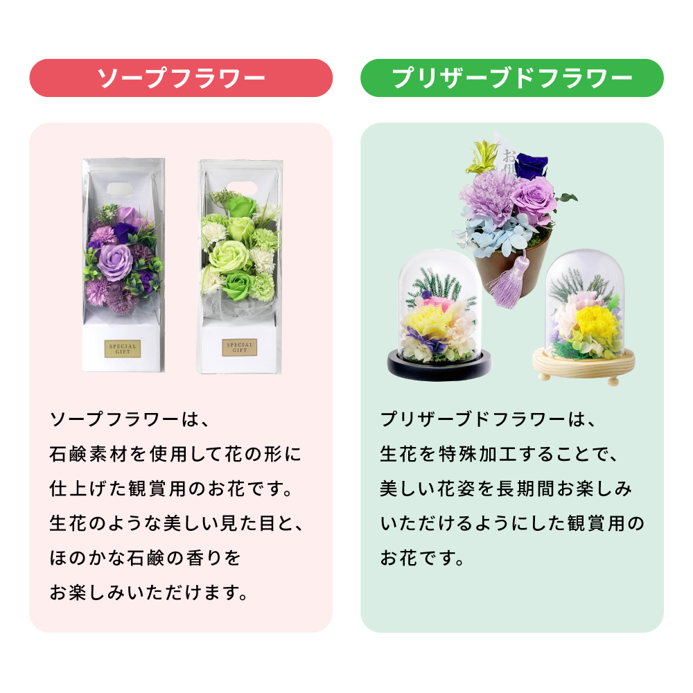 ソープフラワー プリザーブドフラワー お供え 花 お悔やみ 仏花 造花 法事 お墓 仏壇 お盆 初盆 紫 薔薇 バラ ギフト 花 花材 送料無料 US-019 関連画像3
