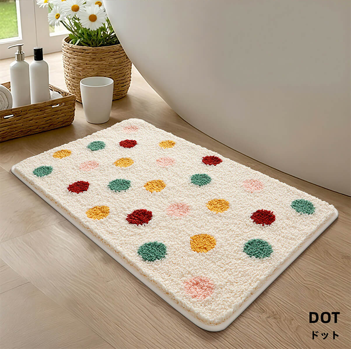 バスマット 吸水性 速乾性 40×60 45×65 お風呂マット 足ふきマット