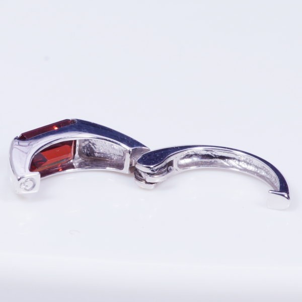 ☆300円オークション☆アクアマリンガーネットK14WGゴールド金