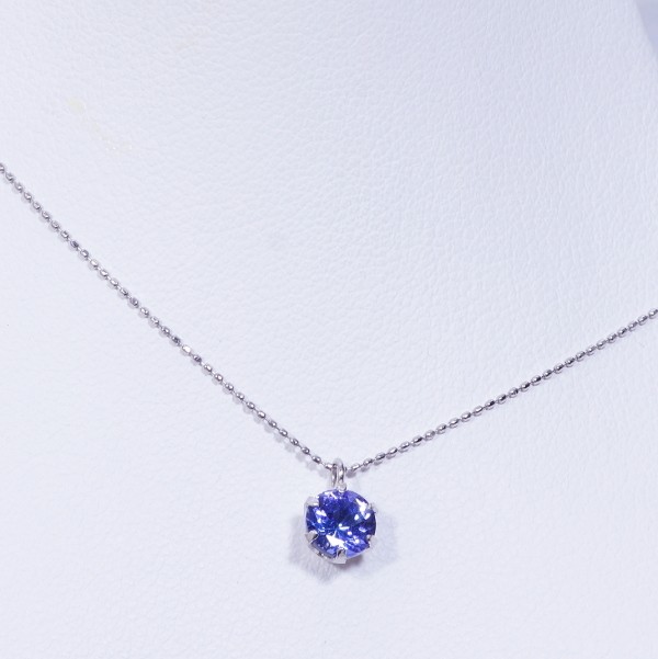 ティファニー命名タンザナイト】PT 0.5ct タンザナイトペンダント