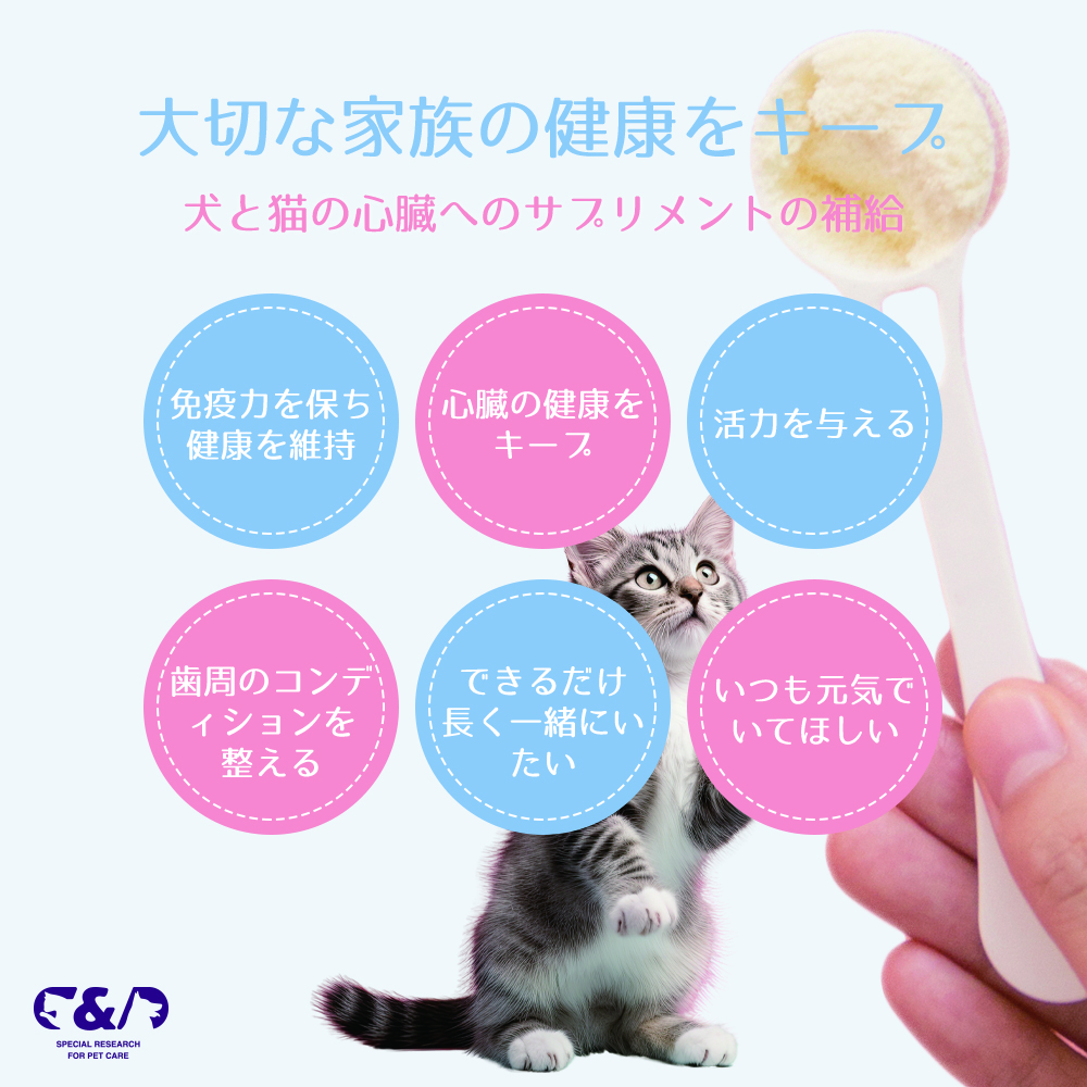3点セット C&D コエンザイムQ10 犬・猫用栄養補助食品 Q10｜japanhealthcenter｜08