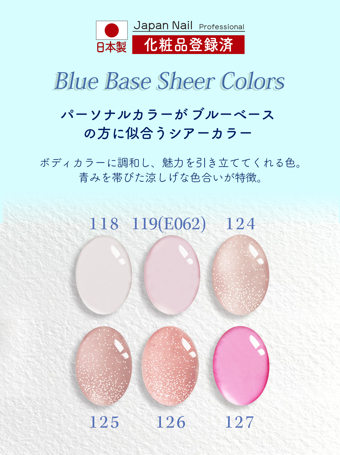 安心の日本製 カラージェル ブルべシアーカラー LEDUV対応ジェル化粧品