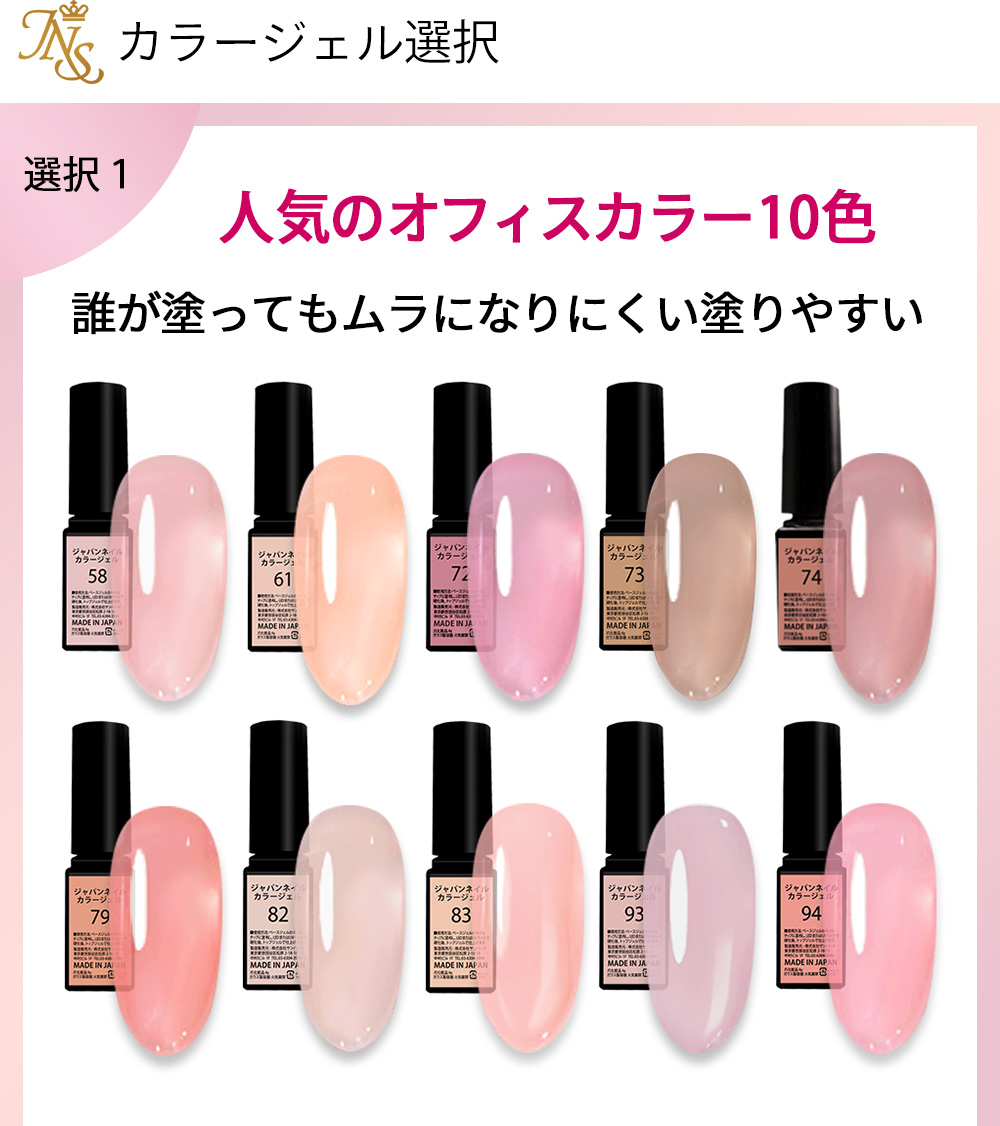 ジェルネイルキット 日本製TPO HEMAヘマ TMPTAフリー ベースジェル