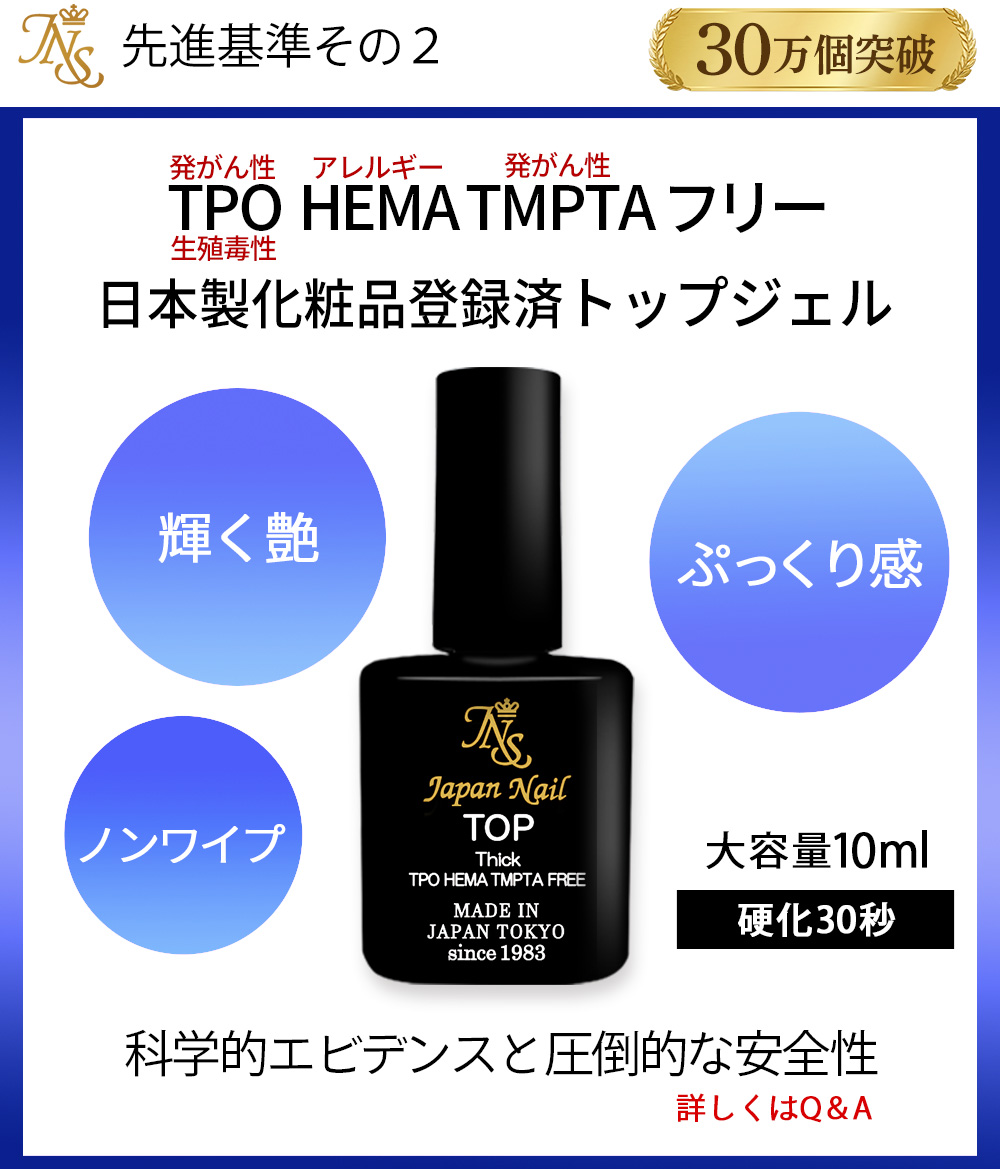 ジェルネイルキット 日本製TPO HEMAヘマ TMPTAフリー ベースジェル
