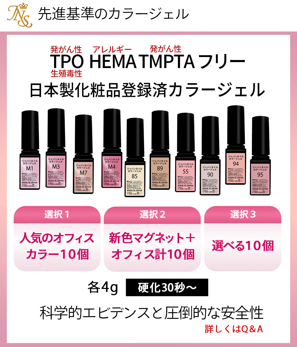 ジェルネイルキット 日本製ヘマフリーピールオフベースジェルとTPO