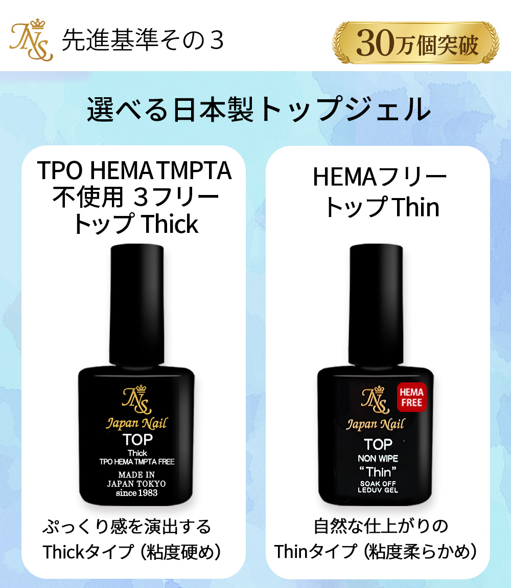 ジェルネイルキット 日本製3フリーベースジェルトップジェル 初心者も