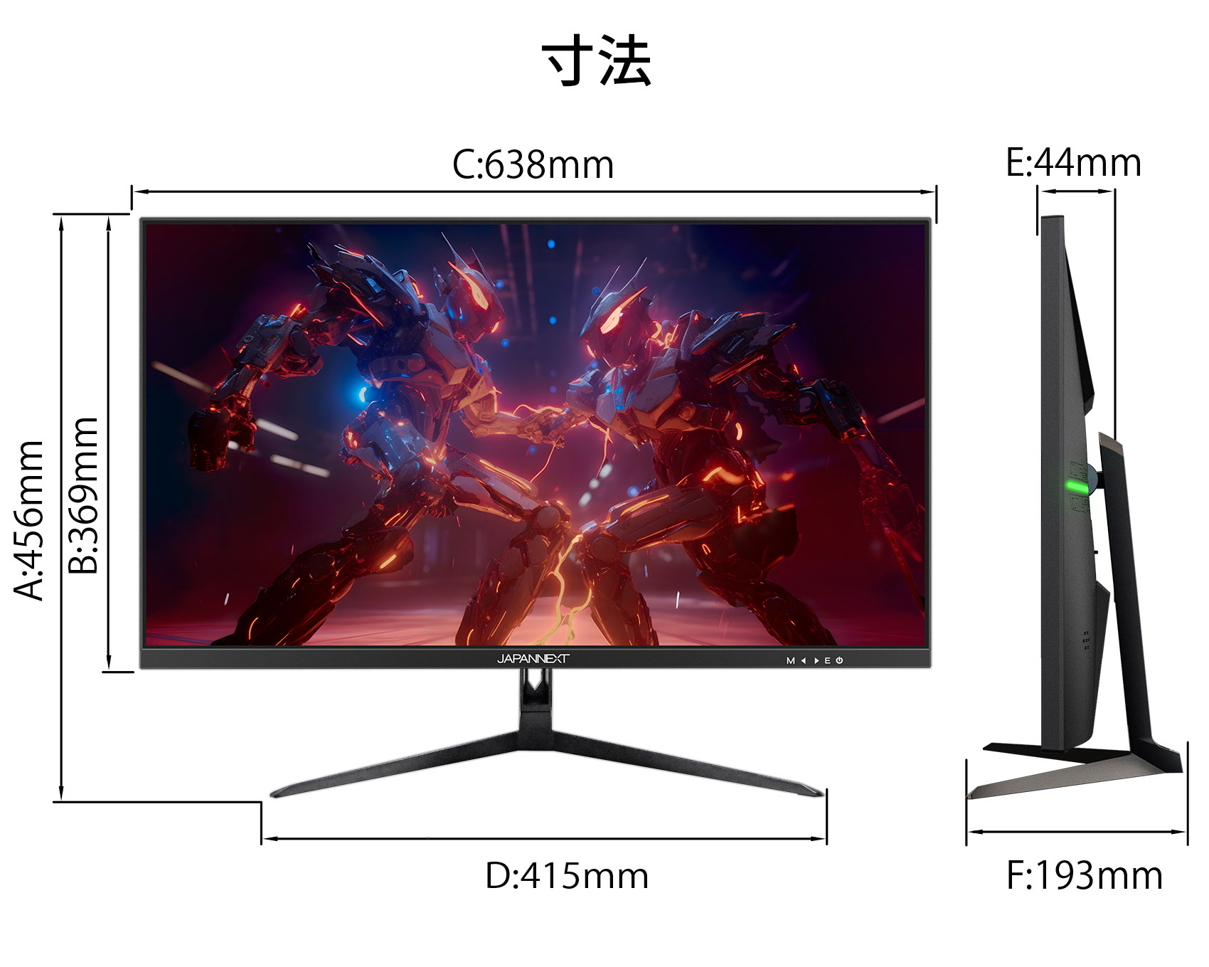 JAPANNEXT 28インチ 4K(3840x2160)解像度 144Hzリフレッシュレート対応 4Kゲーミングモニター  JN-IPS28G144UHDR HDMI sRGB 100% VRR対応 ジャパンネクスト