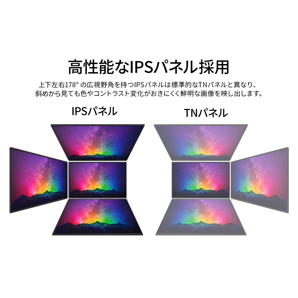 JAPANNEXT 27インチ IPSパネル搭載 フルHD(1920x1080)解像度 液晶モニター JN-IPS27FHDR-C65W-HSP HDMI DP USB Type-C(最大65W給電) HDR ジャパンネクスト｜japannext｜06