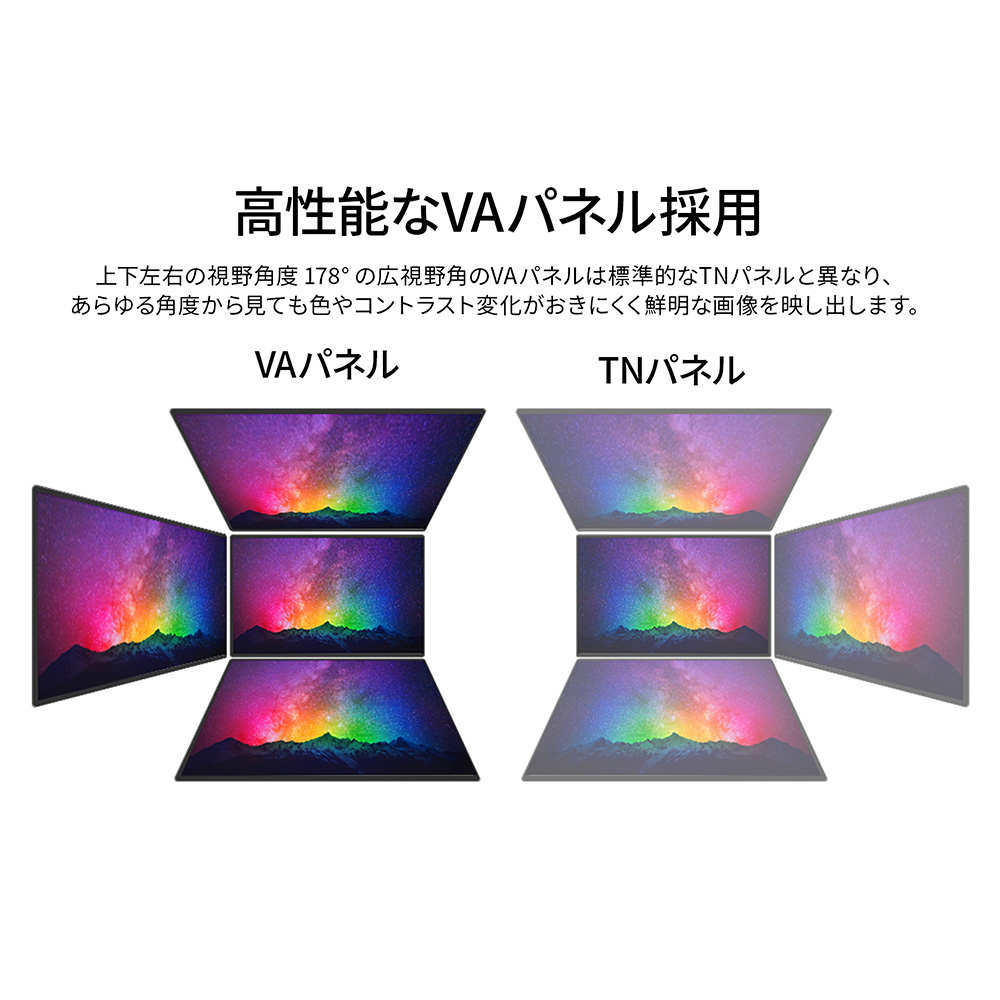 JAPANNEXT 31.5インチ VAパネル搭載 FWXGA(1366x768)解像度 液晶モニター JN-SV322HD HDMI ビデオ/音声入力端子 コンポーネント入力端子 ジャパンネクスト｜japannext｜08
