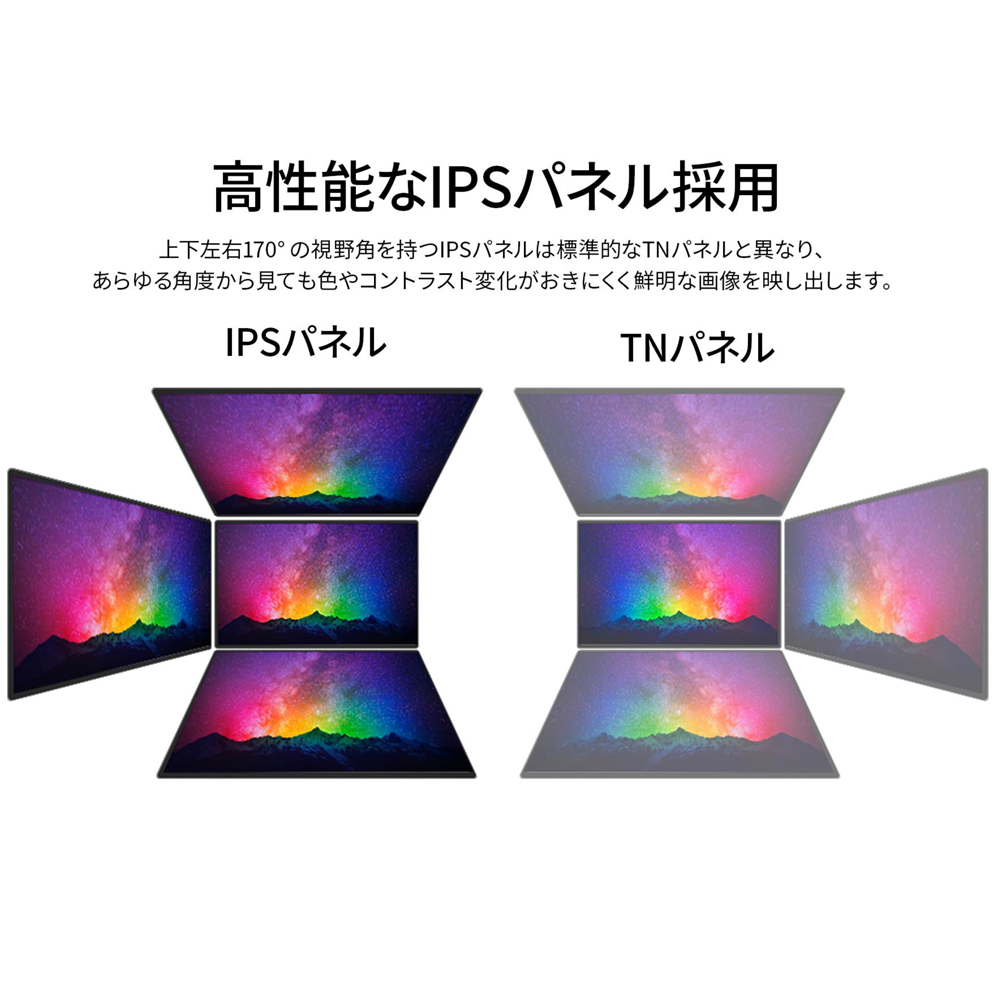 JAPANNEXT 13.3インチ IPSパネル搭載 WUXGA(1920x1200)解像度 モバイルモニター JN-MD-IPS133WUXGAR HDMI miniDisplayPort USB Type-C  ジャパンネクスト｜japannext｜10