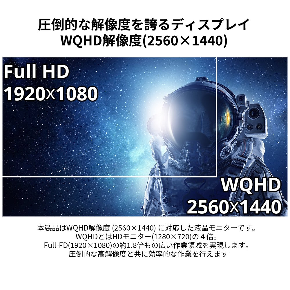 JAPANNEXT 27インチ TNパネル搭載 165Hz対応 WQHD(2560x1440)解像度 ゲーミングモニター JN-27GT165WQHDR-HSP HDMI DP HDR400相当 sRGB:99% ジャパンネクスト｜japannext｜08