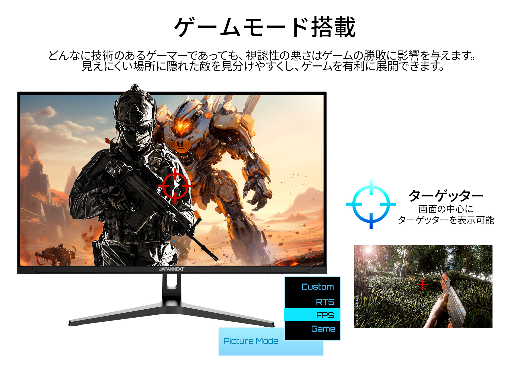 JAPANNEXT 31.5インチ VAパネル搭載 4K(3840x2160)解像度 液晶
