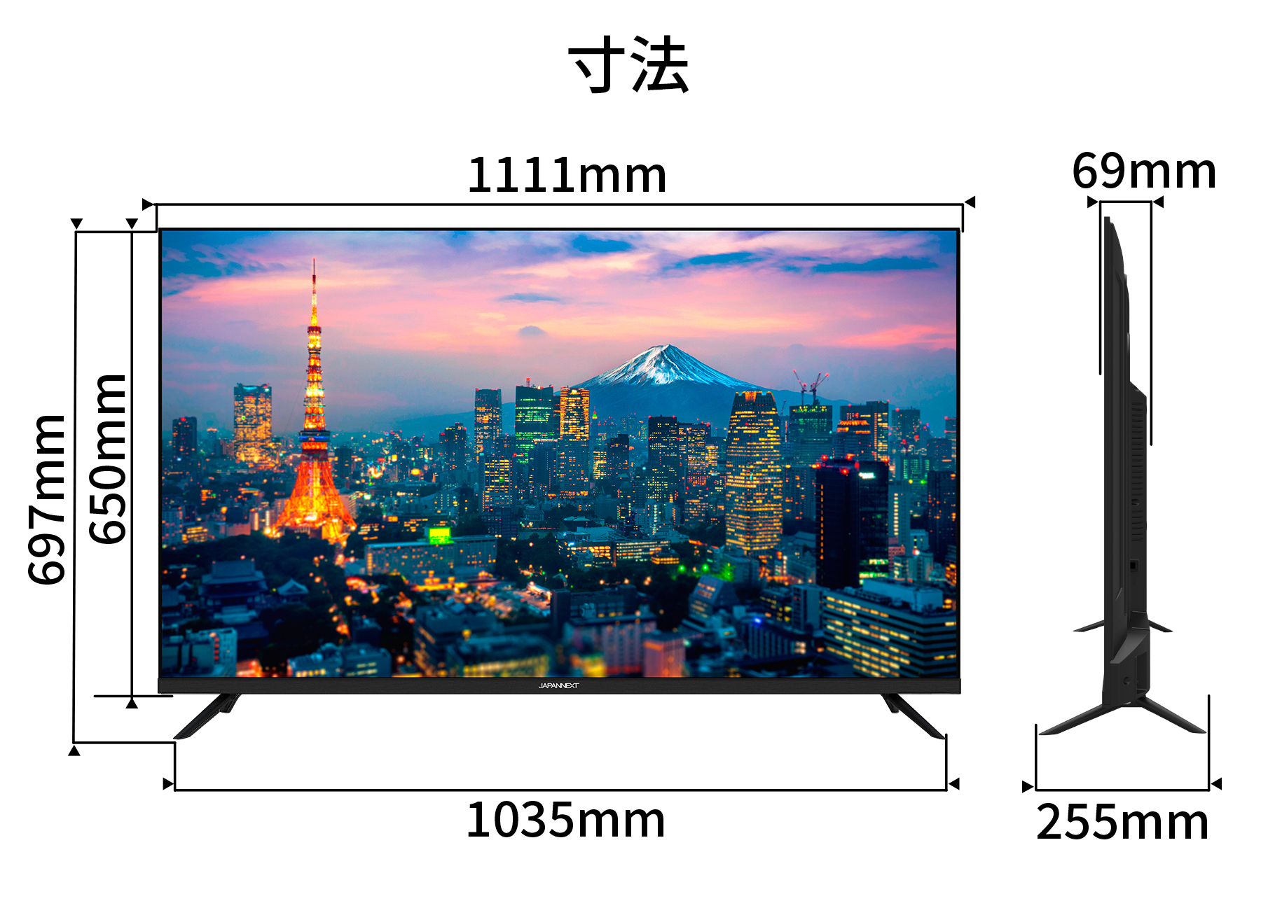 【5年保証モデル】JAPANNEXT 50インチ VAパネル搭載 大型4K液晶モニター JN-V500UHDR-U-H5 HDMI HDR ビデオ/音声入力端子 ジャパンネクスト｜japannext｜16