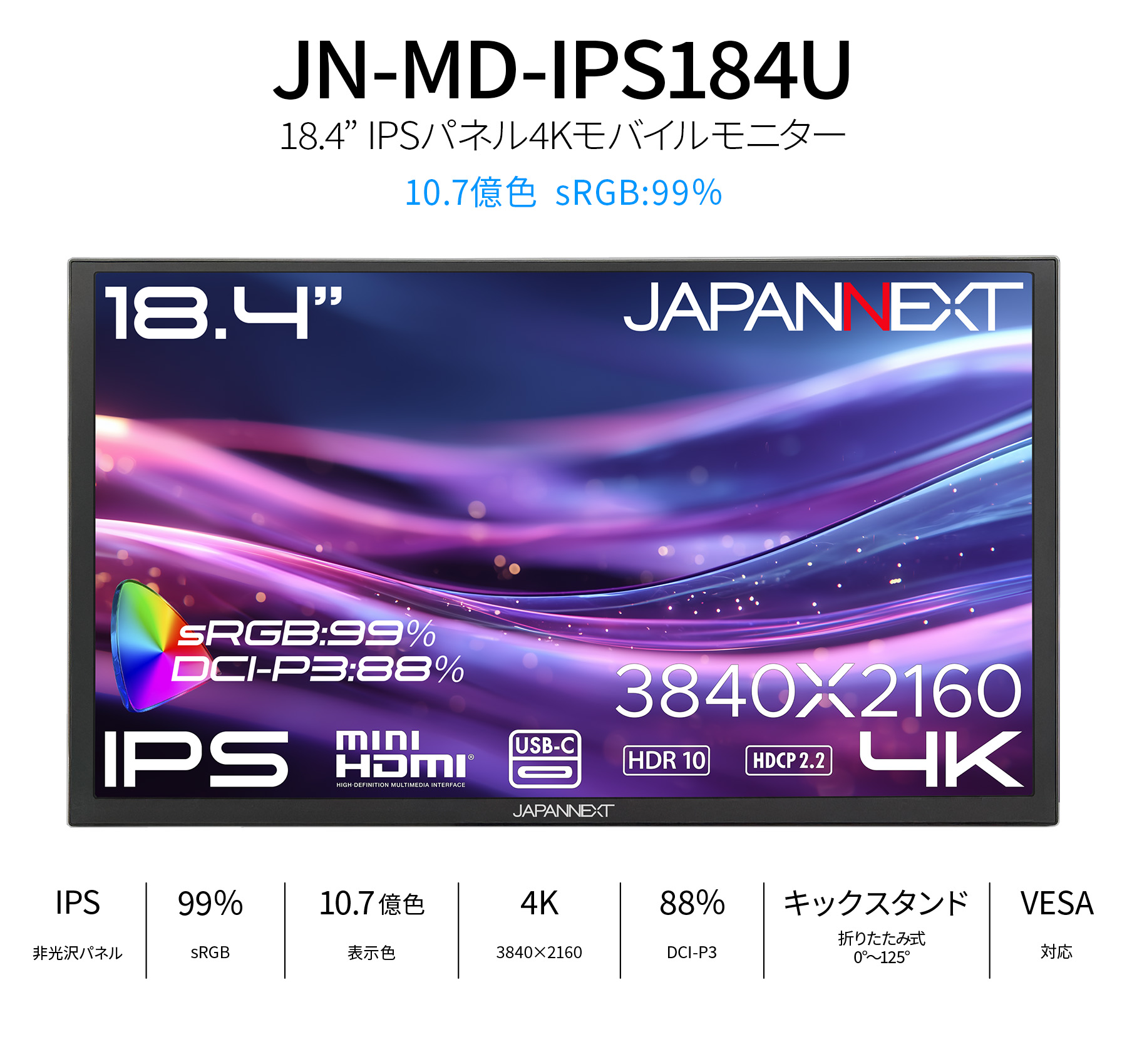 JAPANNEXT（ジャパンネクスト） 【ECサイト限定】JAPANNEXT 18.4インチ