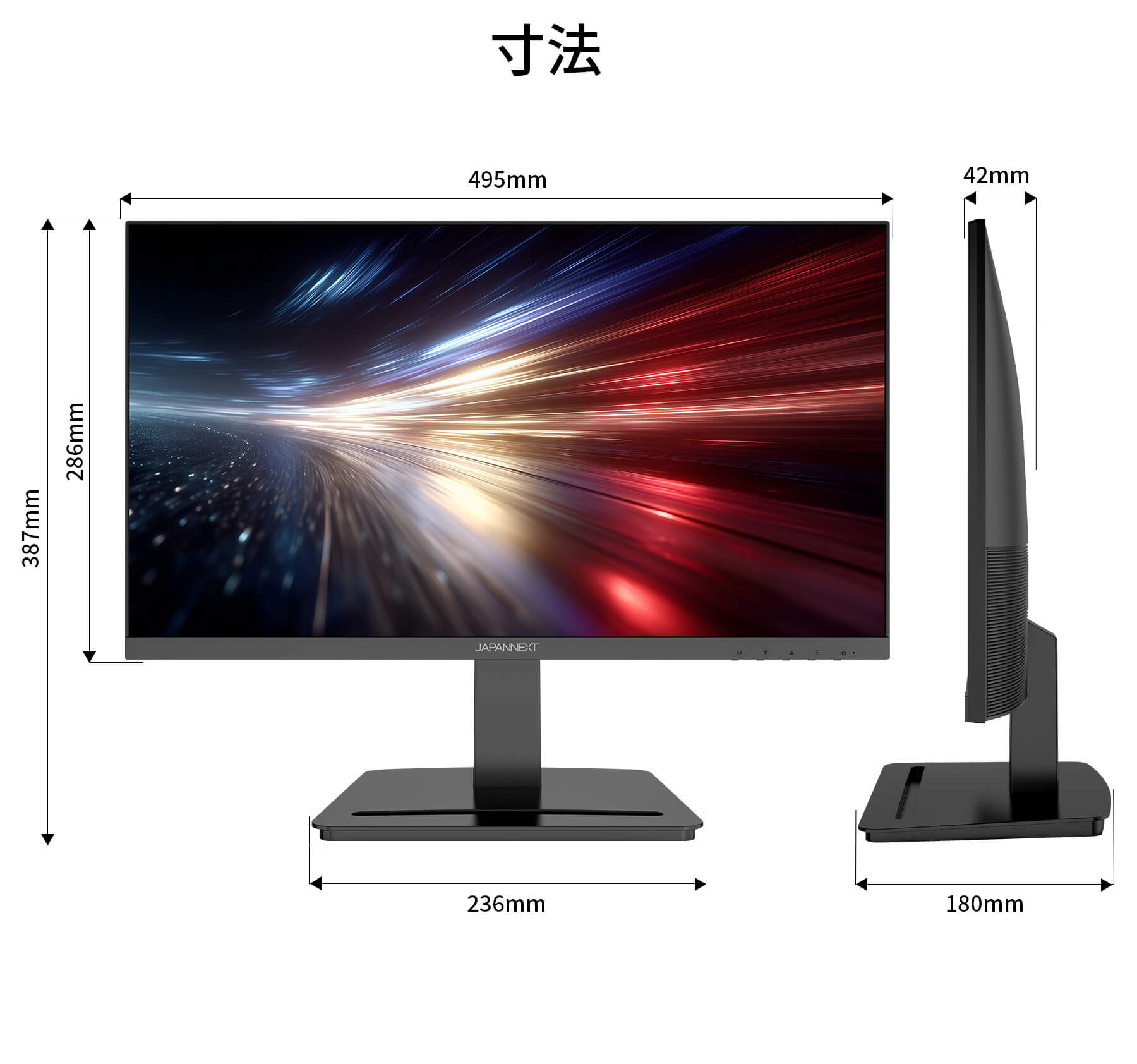 JAPANNEXT 21．5インチ フルHD usb-c接続 pd 動作確認済み JAPANNEXTが21.5インチ VAパネル搭載 USB-C(最大65W)給電に対応した