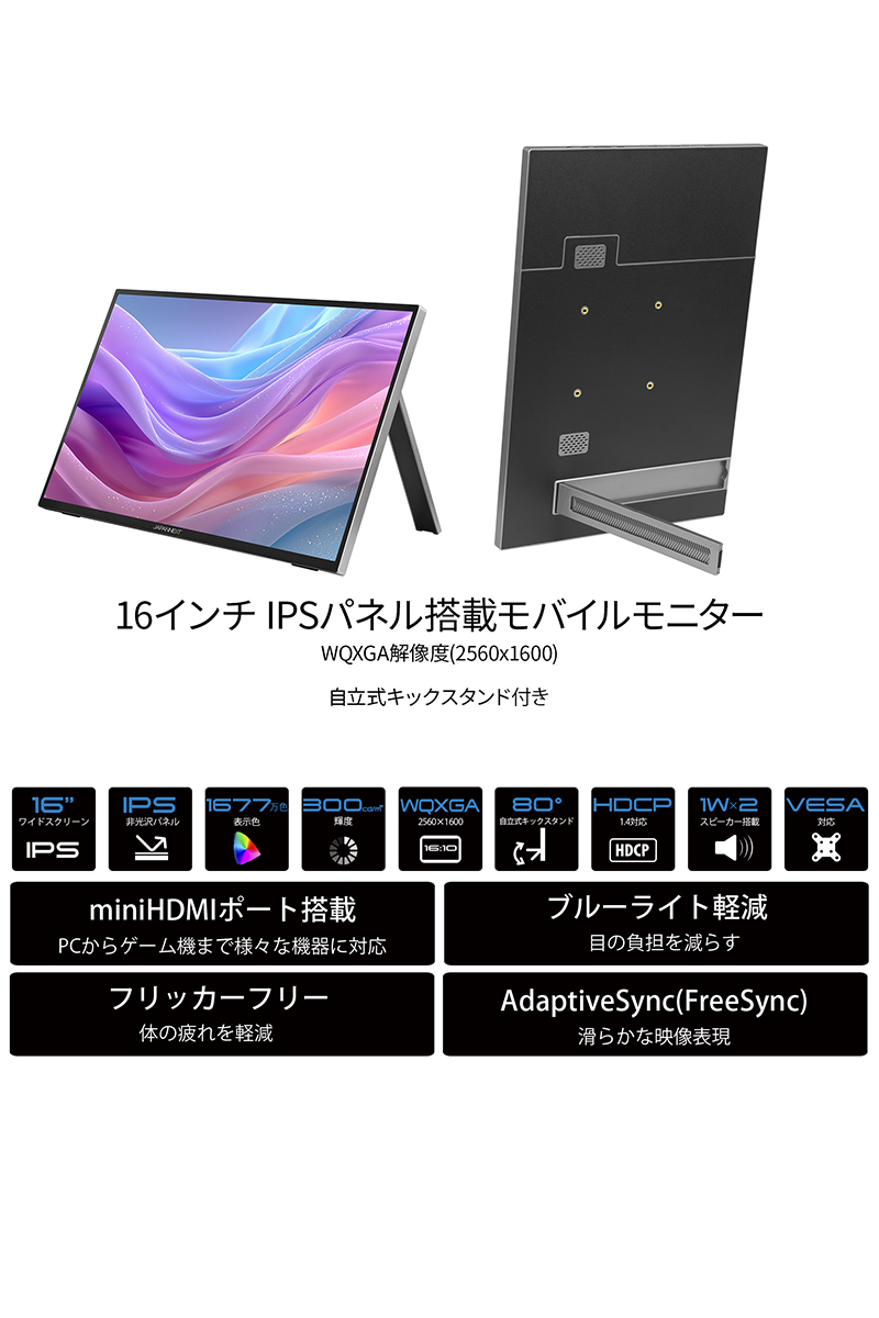 JAPANNEXT（ジャパンネクスト） 【ECサイト限定】JAPANNEXT 16インチ