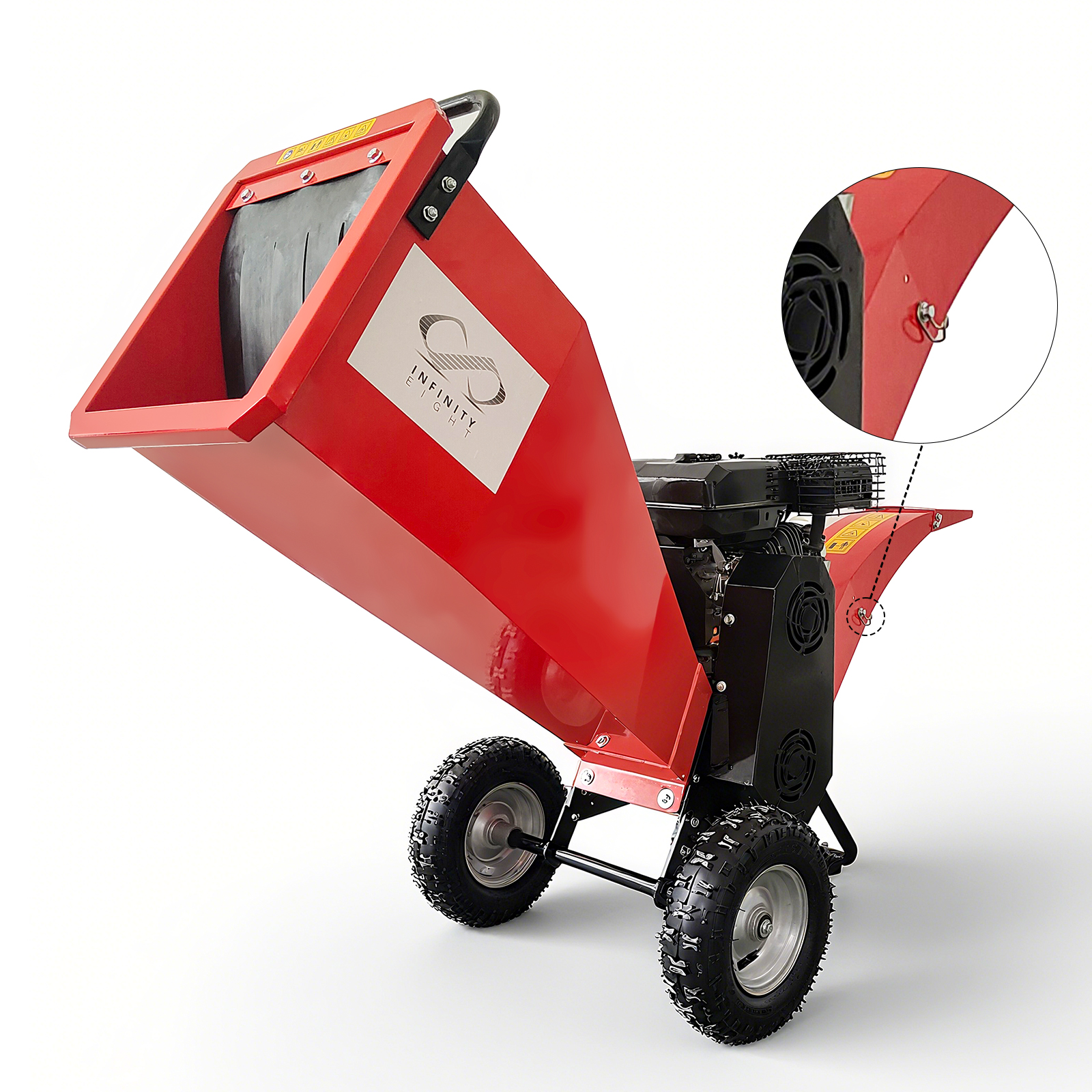 2026新商品】粉砕機 ウッドチッパー エンジン粉砕機 7馬力 最大枝径