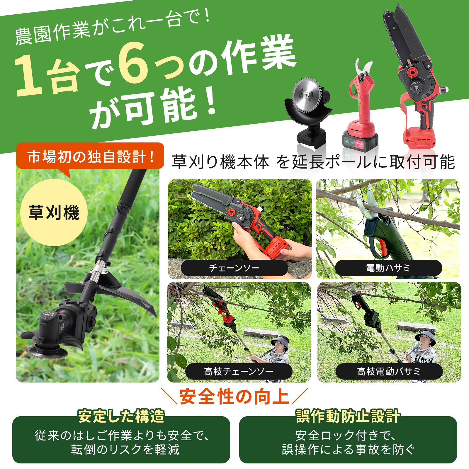 ヤマダモール | 高枝 チェーンソー 草刈り機 高枝ばさみ マキタ