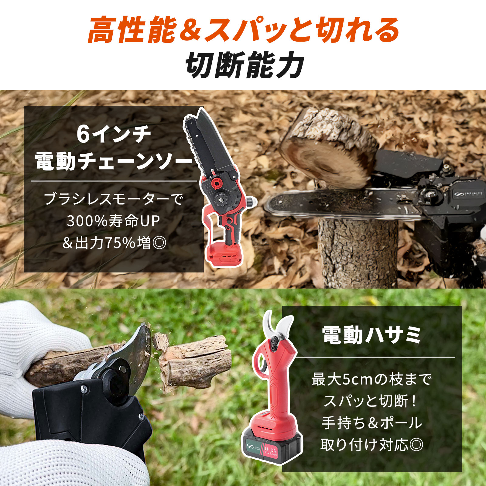 ヤマダモール | 高枝 チェーンソー 草刈り機 高枝ばさみ マキタ
