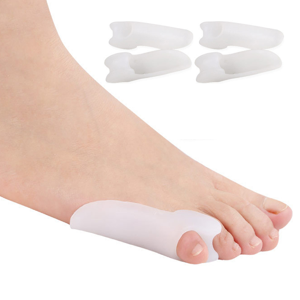内反小趾 サポーター 小指 保護 左右2ペア 4個セット シリコン