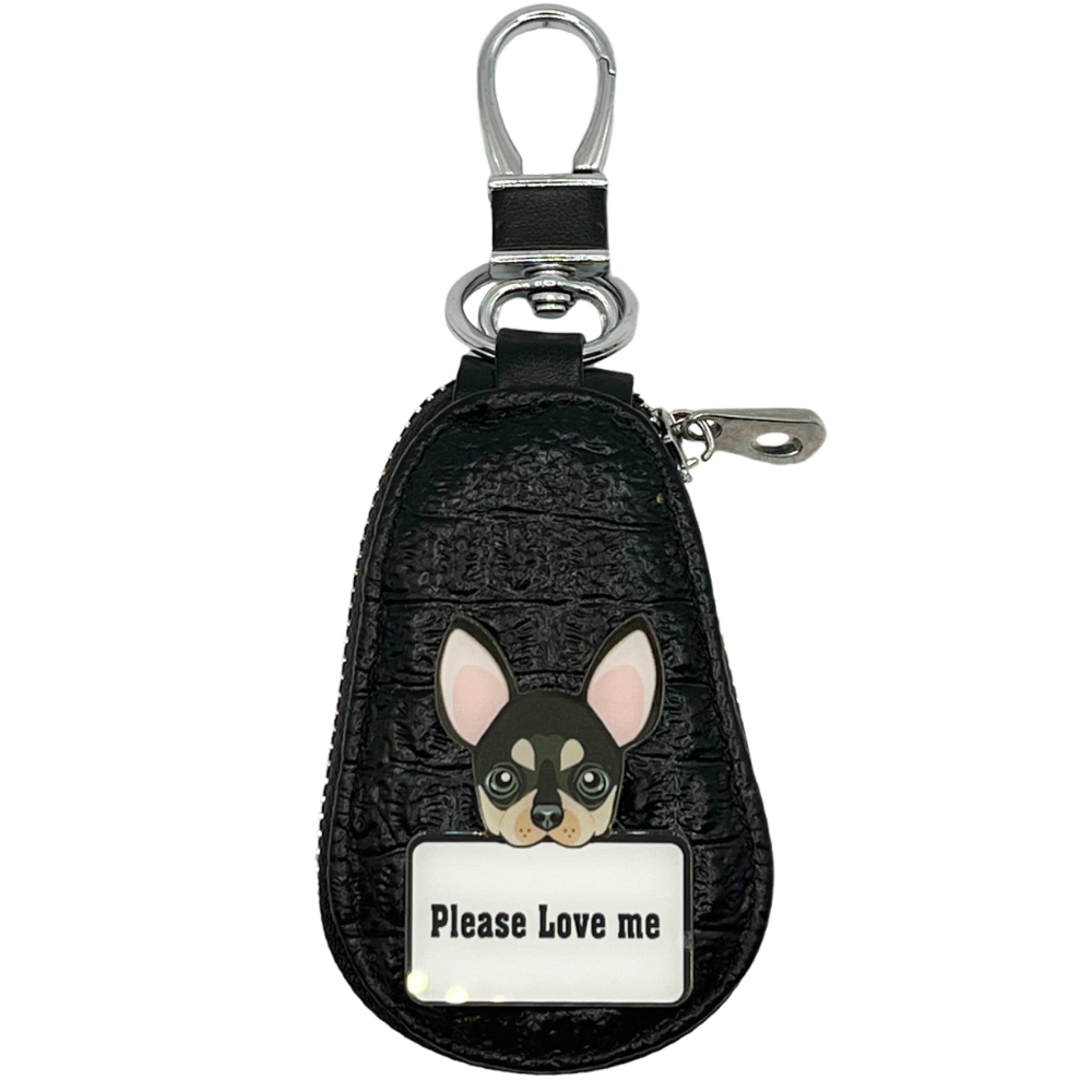 【美品】 ファミリア　犬　キーケース 楽天市場】名入れ プードル 刺繍ワッペン スマートキーケース 本
