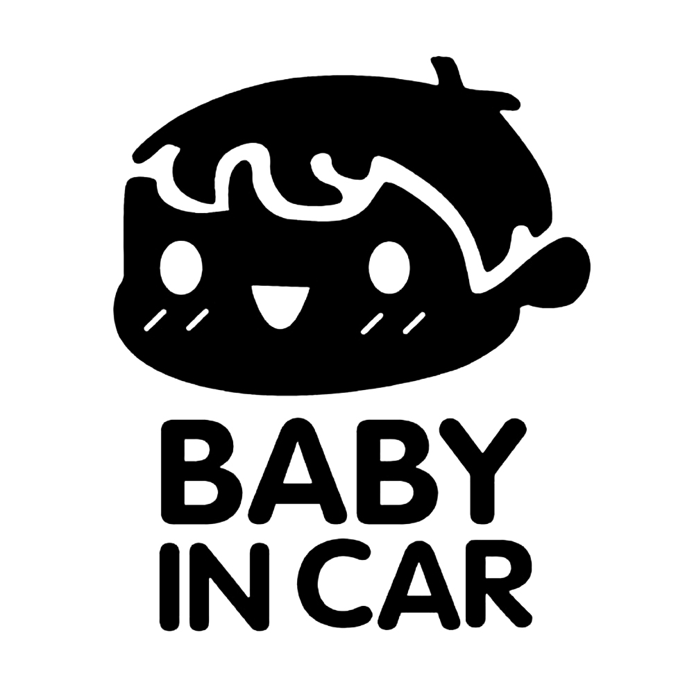 BABY IN CAR Ԃ񂪏Ă܂ XebJ[ sticker V[ q j̎q Ԃ  킢   J[XebJ[ JM-311