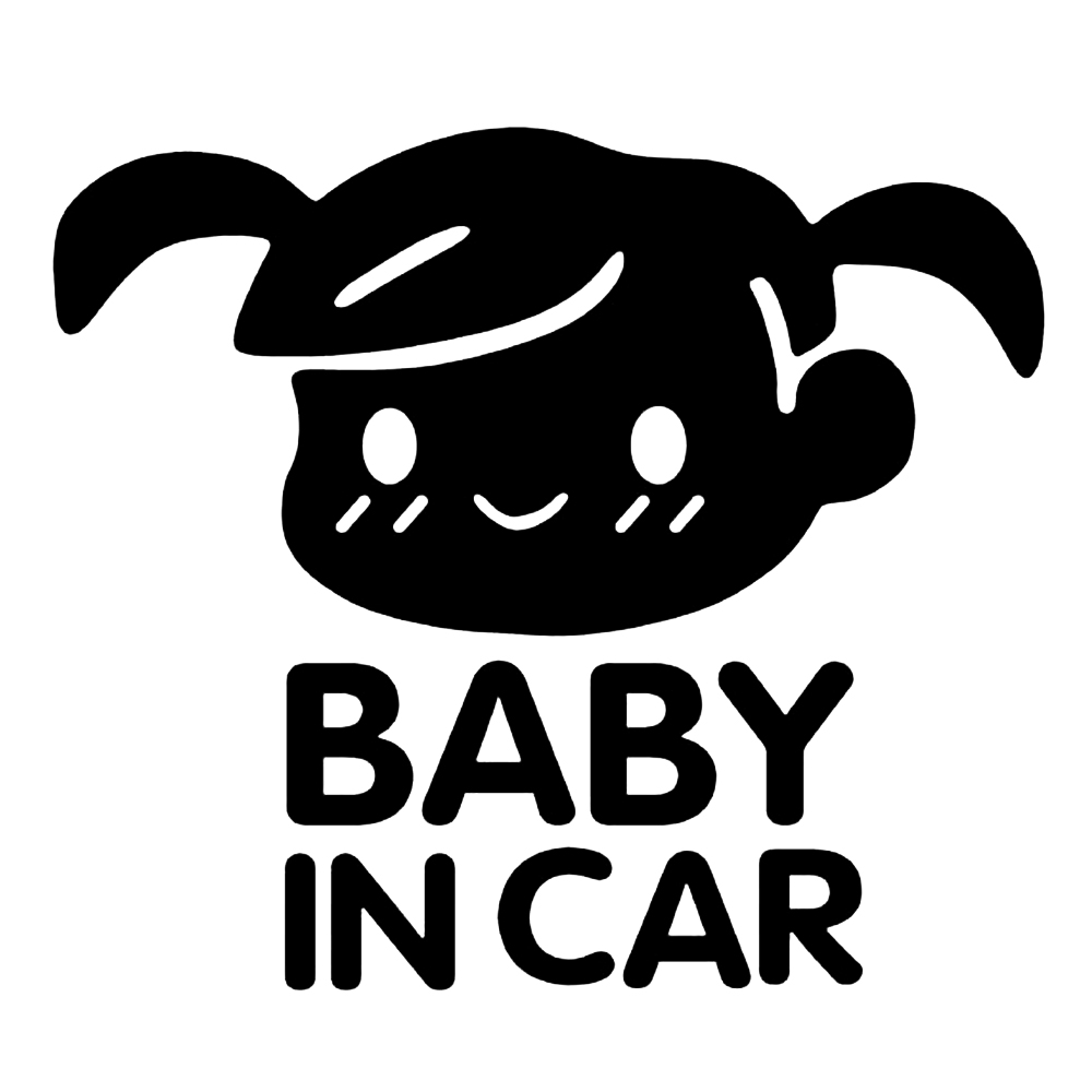 BABY IN CAR Ԃ񂪏Ă܂ XebJ[ sticker V[ q ̎q Ԃ  킢   J[XebJ[ JM-312