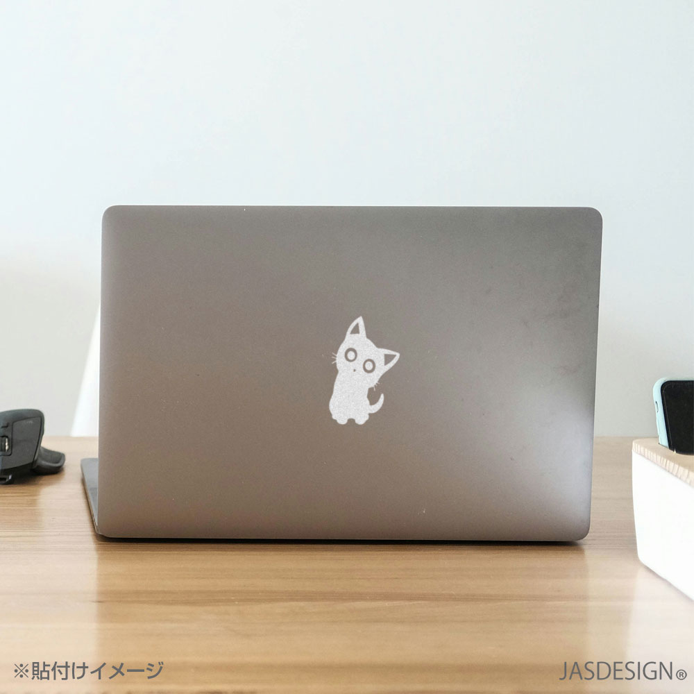猫 ステッカー 車 ネコ バイク ヘルメット 傷隠し 壁 キャリーケース