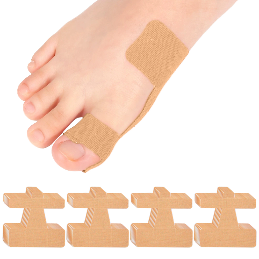 外反母趾 テーピング サポーター  外反母趾サポーター 親指サポーター キネシオロジー テープ 20枚組 薄型 固定 伸縮 メンズ レディース 肌色 ベージュ JM-433 |  | 01