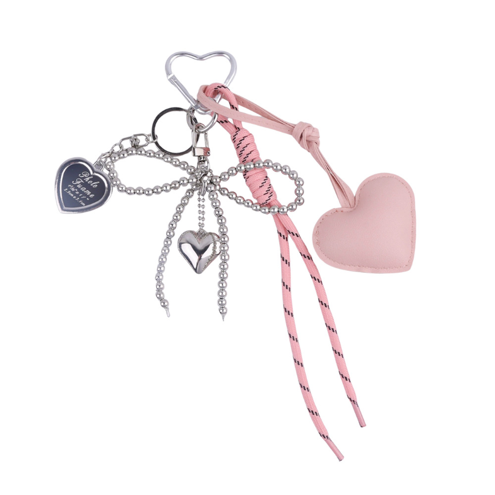 バッグチャーム バッグアクセサリー キーホルダー レディース ハート