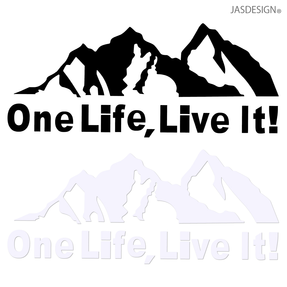 カーステッカー 車 ステッカー シール アウトドア キャンプ 山 山登り ロゴ バイク 傷隠し カッティング ドレスアップ カスタム マウンテン オフロード JM-459 | 