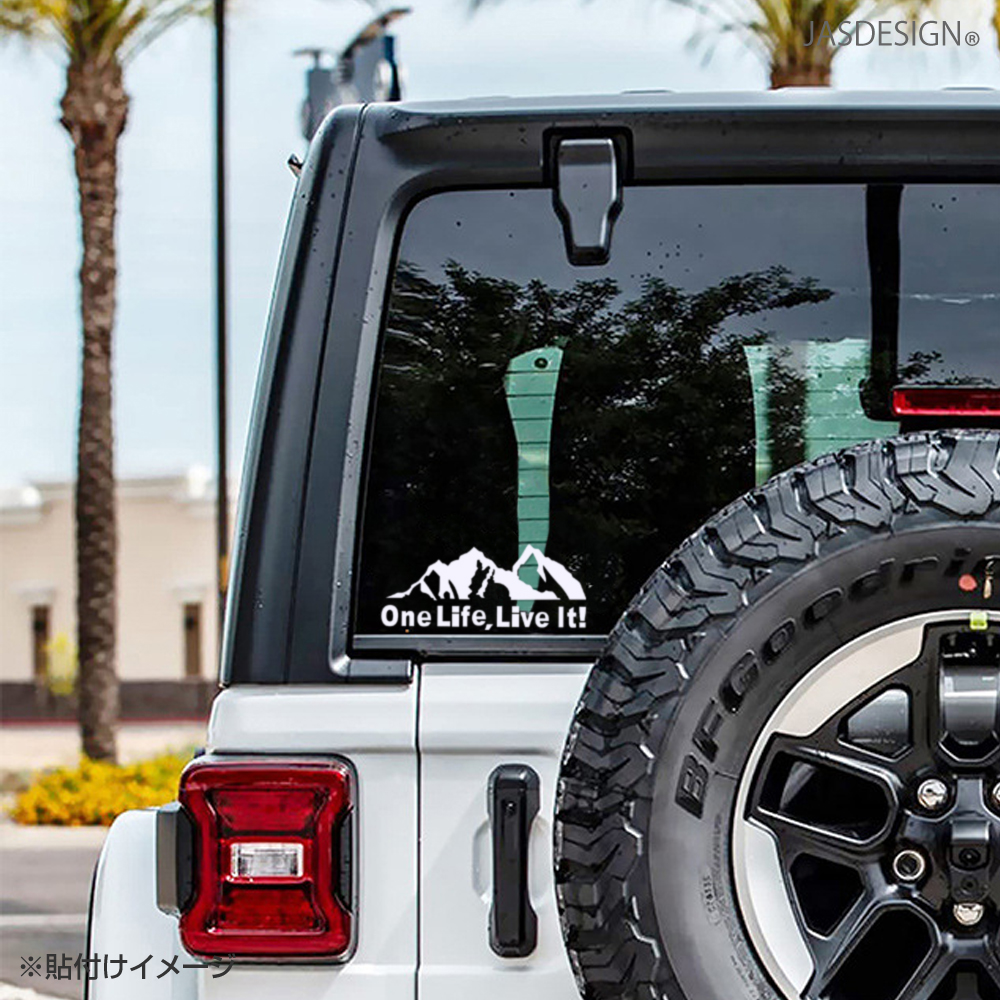 カーステッカー 車 ステッカー シール アウトドア キャンプ 山 山登り ロゴ バイク 傷隠し カッティング ドレスアップ カスタム マウンテン オフロード JM-459 |  | 03