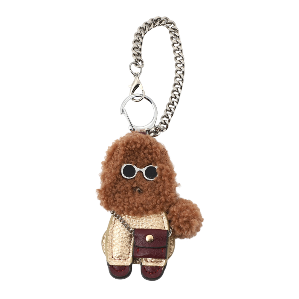 プードル バッグチャーム キーホルダー 犬 トイプー バッグアクセサリー レザー ボア もふもふ かわいい サングラス ドッグ 韓国 鞄 鍵 車 スマートキー JM-485 |  | 03