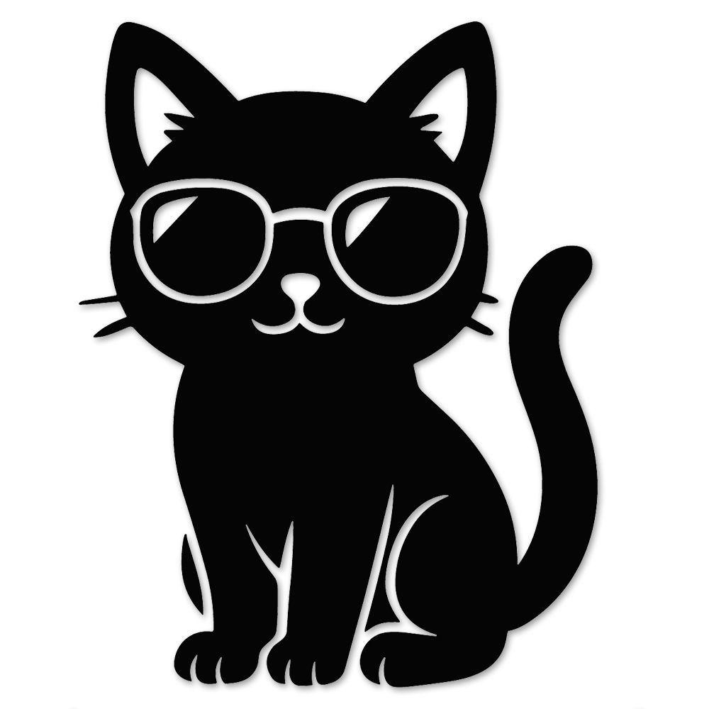 猫 ステッカー 車 カーステッカー ねこ 黒猫 サングラス 白猫 転写 バイク 傷隠し パソコン かわいい おもしろ シルエット 防水 シール UV デカール JM-486 |  | 02