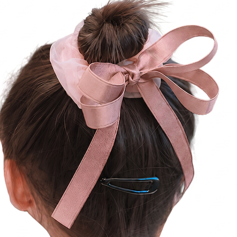 リボン シュシュ ヘアアクセサリー 髪飾り 子供 キッズ サテン シフォン 大きめ ビッグリボン かわいい おしゃれ 発表会 入園式 卒園式 JM-508 |  | 01