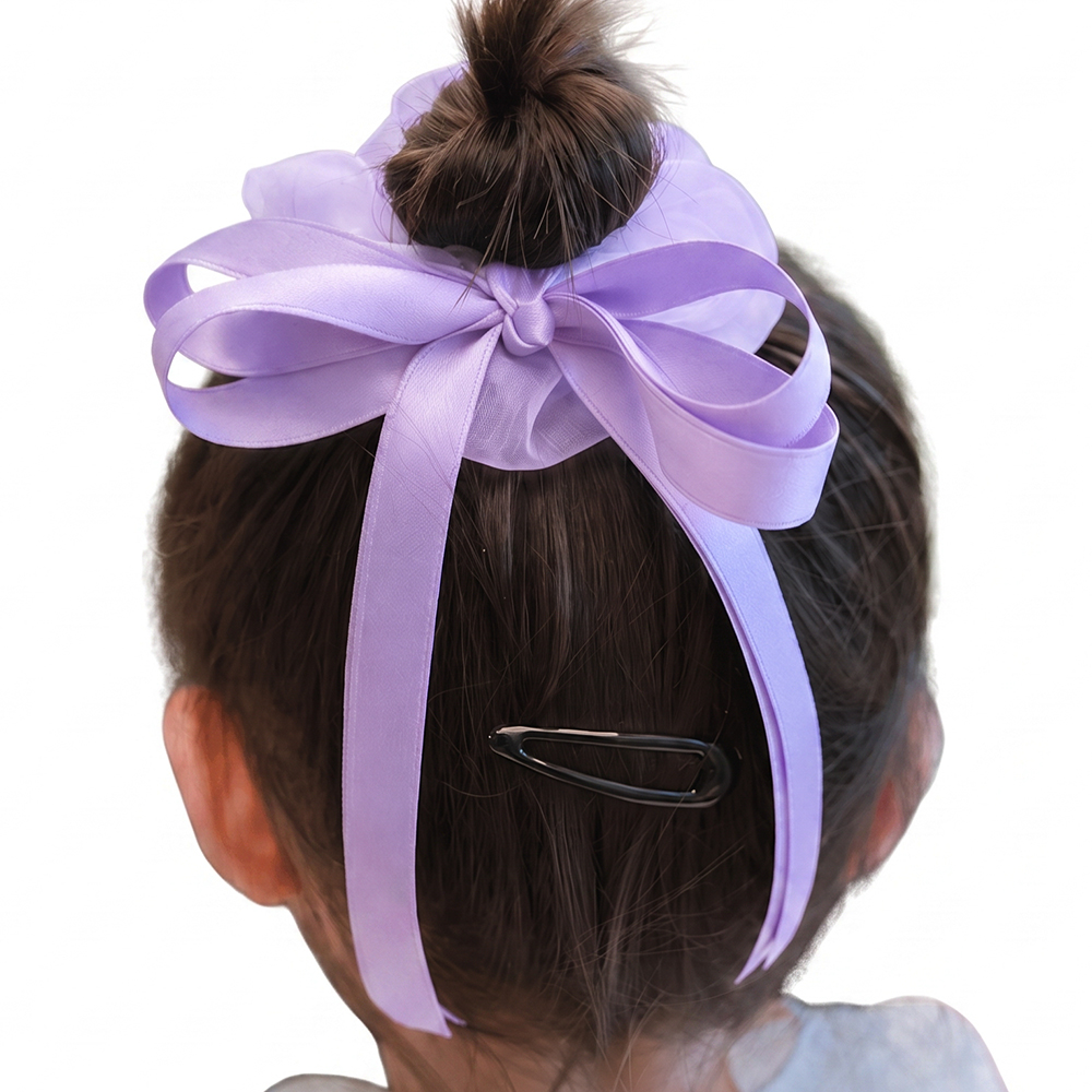 リボン シュシュ ヘアアクセサリー 髪飾り 子供 キッズ サテン シフォン 大きめ ビッグリボン かわいい おしゃれ 発表会 入園式 卒園式 JM-508 |  | 03