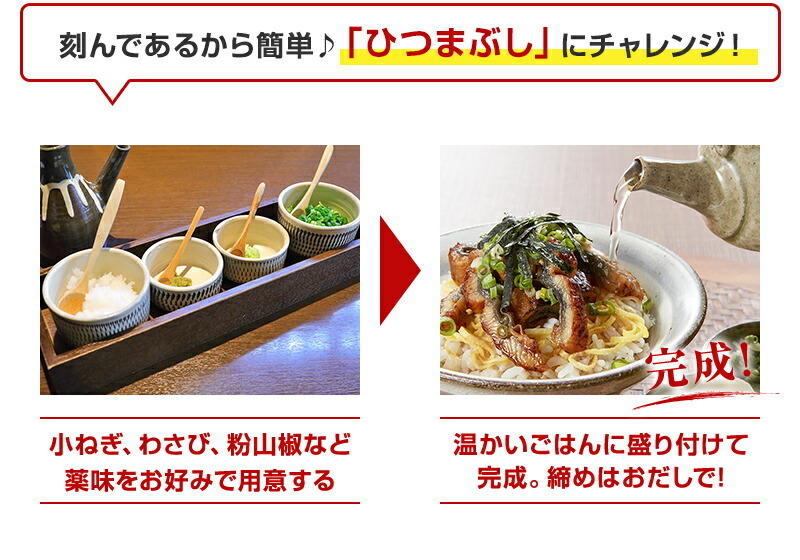 うなぎの蒲焼き大盛りきざみうなぎ100g が5食分のセット