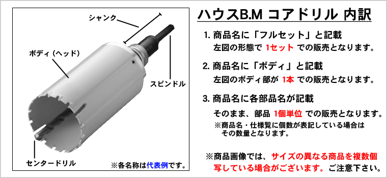 【日本未発売】 ハウスビーエム KCF-150 回転振動兼用コアドリル(回転・振動兼用)フルセット ハウスB.M その他