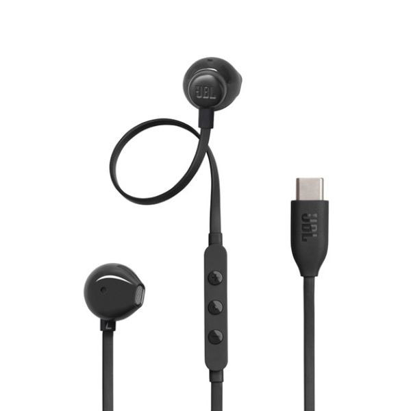 イヤホン JBL 公式限定 TUNE 305C ハイレゾ認証  96 kHz 24 bits 有線 USBタイプC マイク内蔵 マイク付き  スマホ iPhone15 iPad パソコン 通話 リモート会議