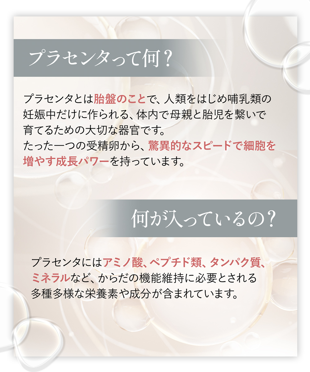 プラセンタって何？