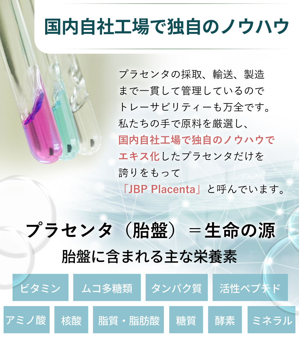 国内自社工場で独自のノウハウ