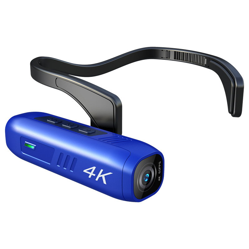 vlogビデオ ウェアラブルヘッドカメラ ビデオカムコーダー 広角レンズ バッテリーアプリ制御  使いやすい  wi-fi  4k 30fps｜jc-shop2021