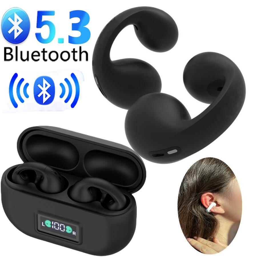 骨伝導イヤホン bluetooth 本物 超美品！Bluetooth5.3 高音質 生活防水 