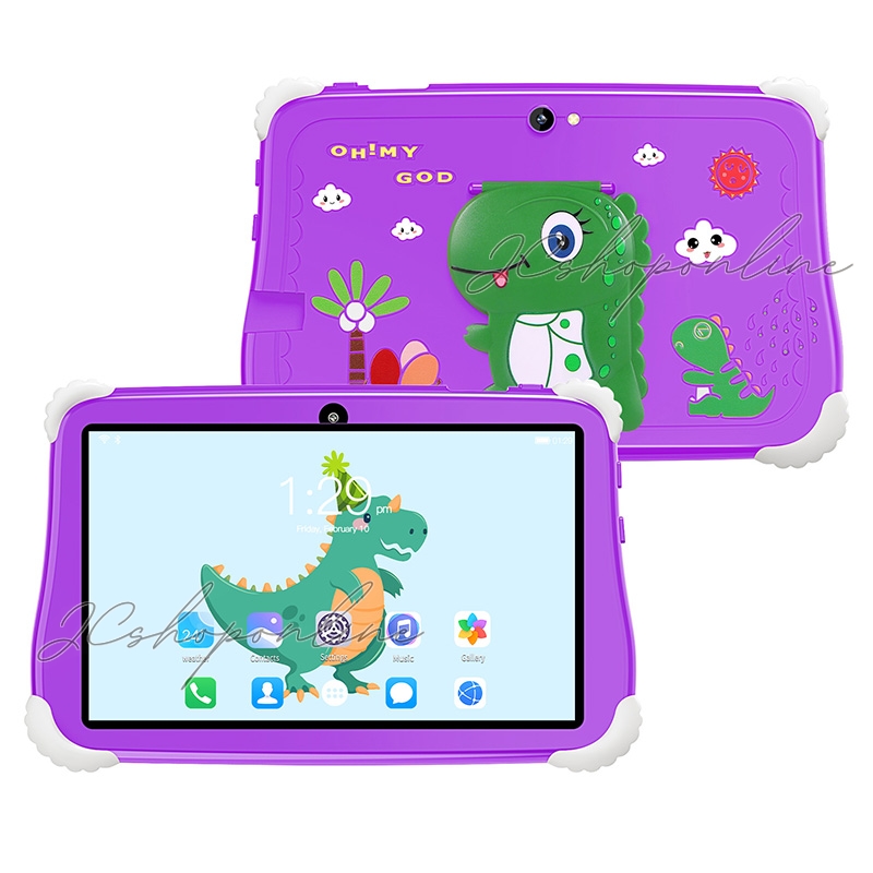 タブレット PC 本体 Android14 7インチ 子供用タブレット GPS カートゥーンタブレット Bluetooth 耐衝撃保護ケース付き  Wi-Fiモデル 誕生日プレゼント キッズ